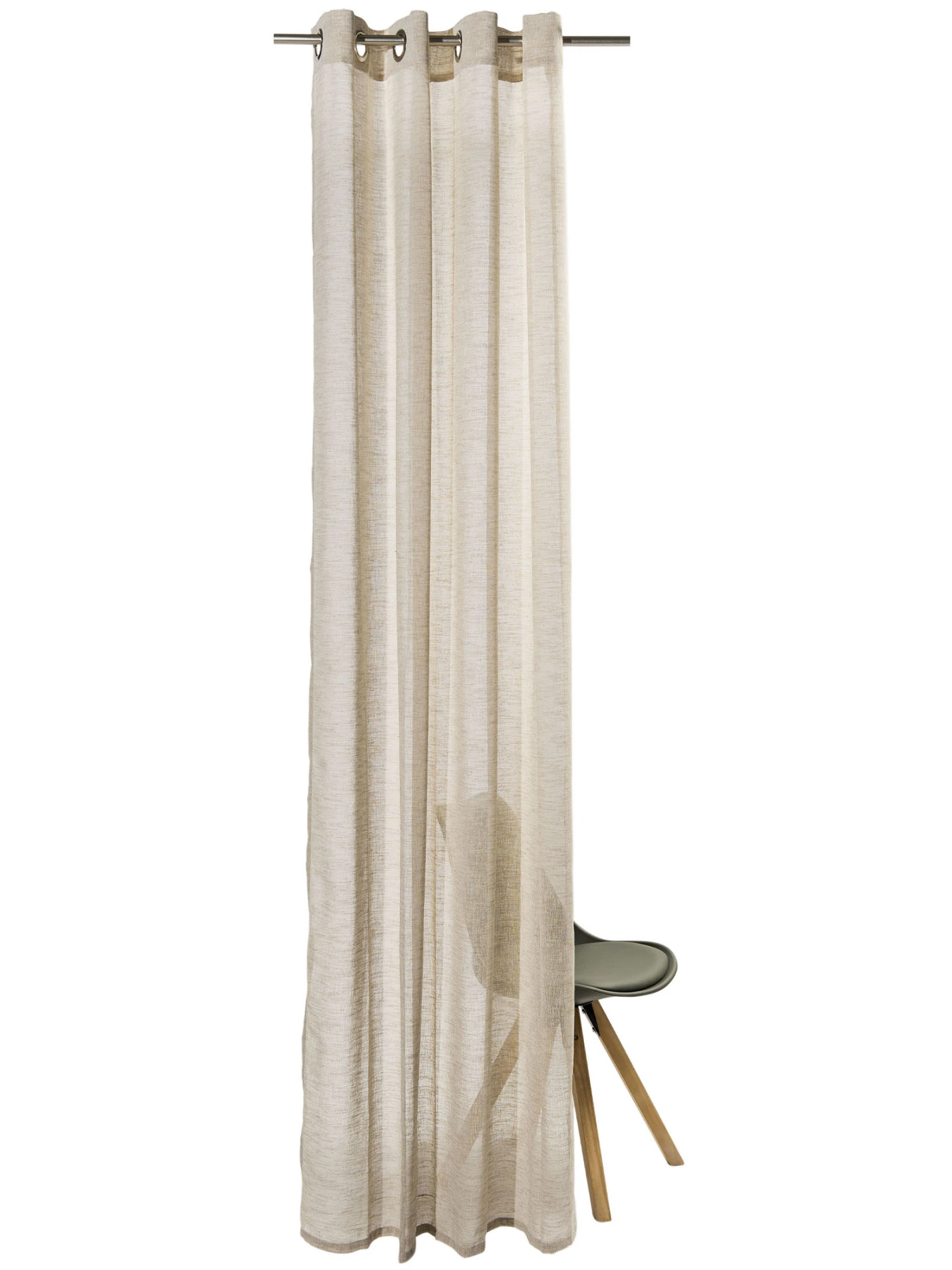 Ösenschal, Hellbraun 5 Ösenschal, Hellbraun – Bild 3