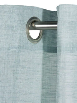 Ösenschal, Eisblau -Teppiche Verkäufe Madox Gardine Oesenschal blau Eisblau 140x245 lup1