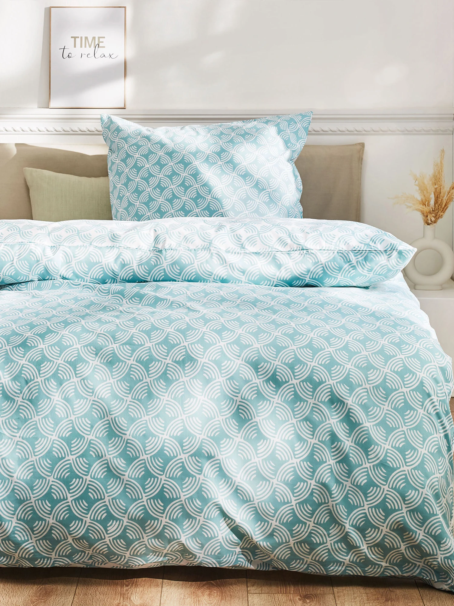 Satin-Bettwäsche, Altmint 3 Satin-Bettwäsche, Altmint