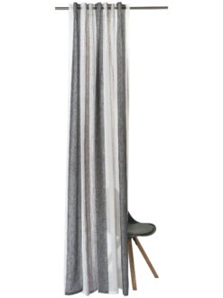 Vorhang Mit Gardinenband, Anthrazit -Teppiche Verkäufe Malena Gardine VerdeckteSchlaufe Grau Anthrazit 140x245 pla2