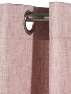 Ösenschal, Rose 10 Ösenschal, Rose -Teppiche Verkäufe Malia Gardine Oesenschal Rosa Rose 140x245 lup1