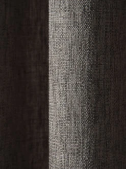 Ösenschal, Anthrazit -Teppiche Verkäufe Malia Gardine Oesenschal Schwarz Anthrazit 140x245 lup2