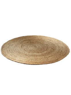 Jute-Teppich, Dunkelbeige 12 Jute-Teppich, Dunkelbeige -Teppiche Verkäufe Manacor JuteTeppich Beige Dunkelbeige 150rund fper