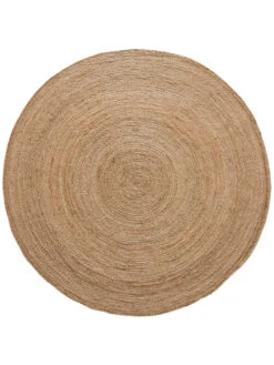 Jute-Teppich, Dunkelbeige 11 Jute-Teppich, Dunkelbeige -Teppiche Verkäufe Manacor Juteteppich beige rund pla