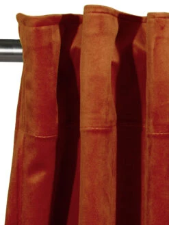 Vorhang Mit Gardinenband, Kupfer -Teppiche Verkäufe Marilana Gardine verdeckteSchlaufe Orange Kupfer 140x245 lup1