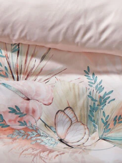 Bettwäsche, Rose -Teppiche Verkäufe Mariposa Bettwaesche Rosa Rose 135x200 lup