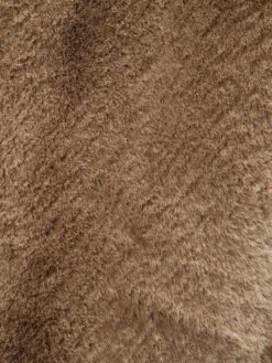 Kunstfell-Teppich, Mokka -Teppiche Verkäufe MeanadeLuxe KunstfellTeppich Braun Mokka 100rund lup