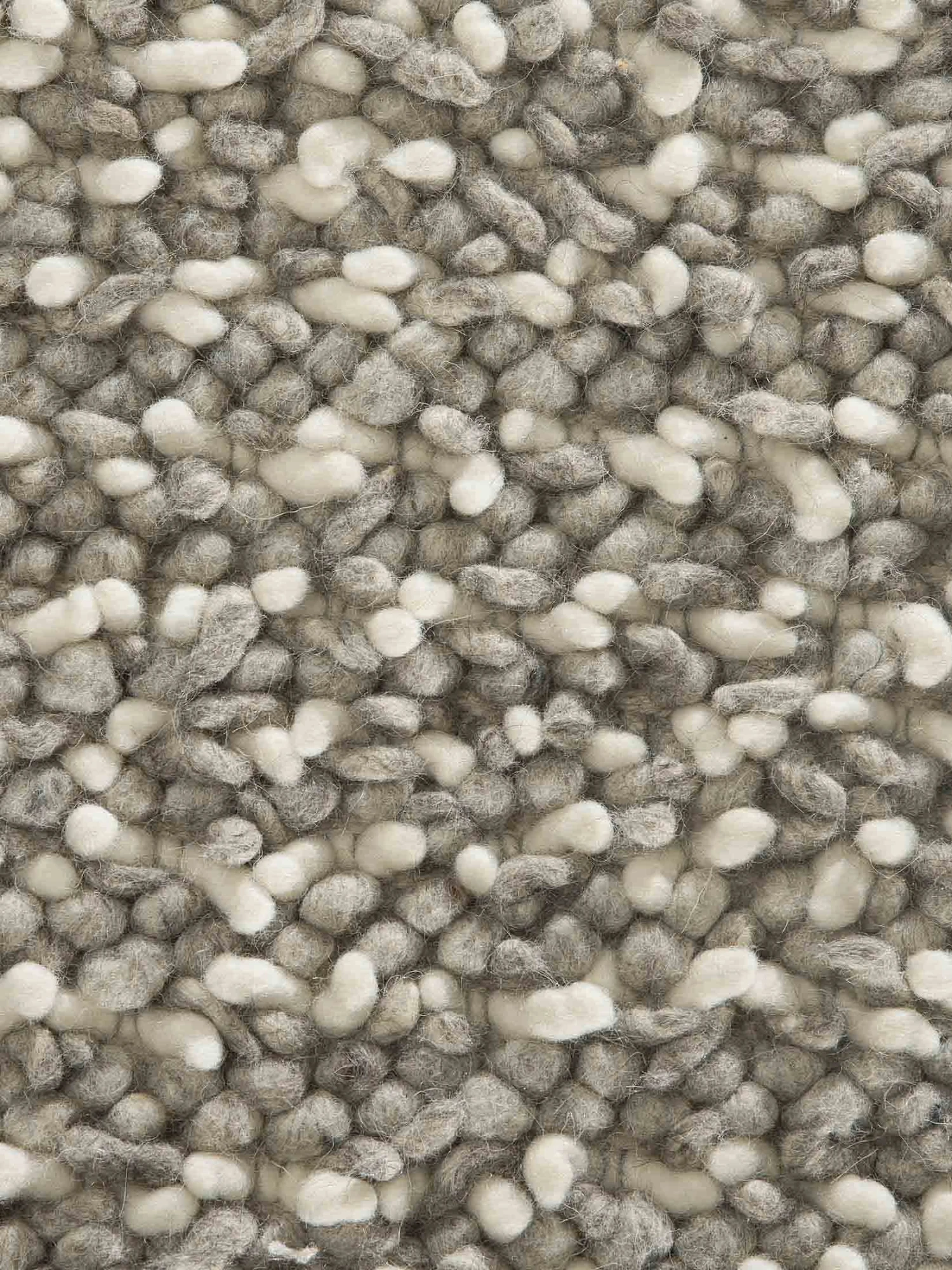 Woll-Teppich, Grey/White 7 Woll-Teppich, Grey/White – Bild 5