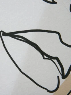 Leinwand-Druck-gerahmt, Weiss/Beige -Teppiche Verkäufe Misuna Leinwandbild Weiss WeissBeige 50x70 lup