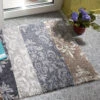Sauberlaufmatte, Modern Baroque Grey -Teppiche Verkäufe ModernBaroque Fussmatte braun grau mil