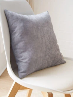 Kissen, Silber -Teppiche Verkäufe Muri Sofakissen 40x40 hellgrau silber mil