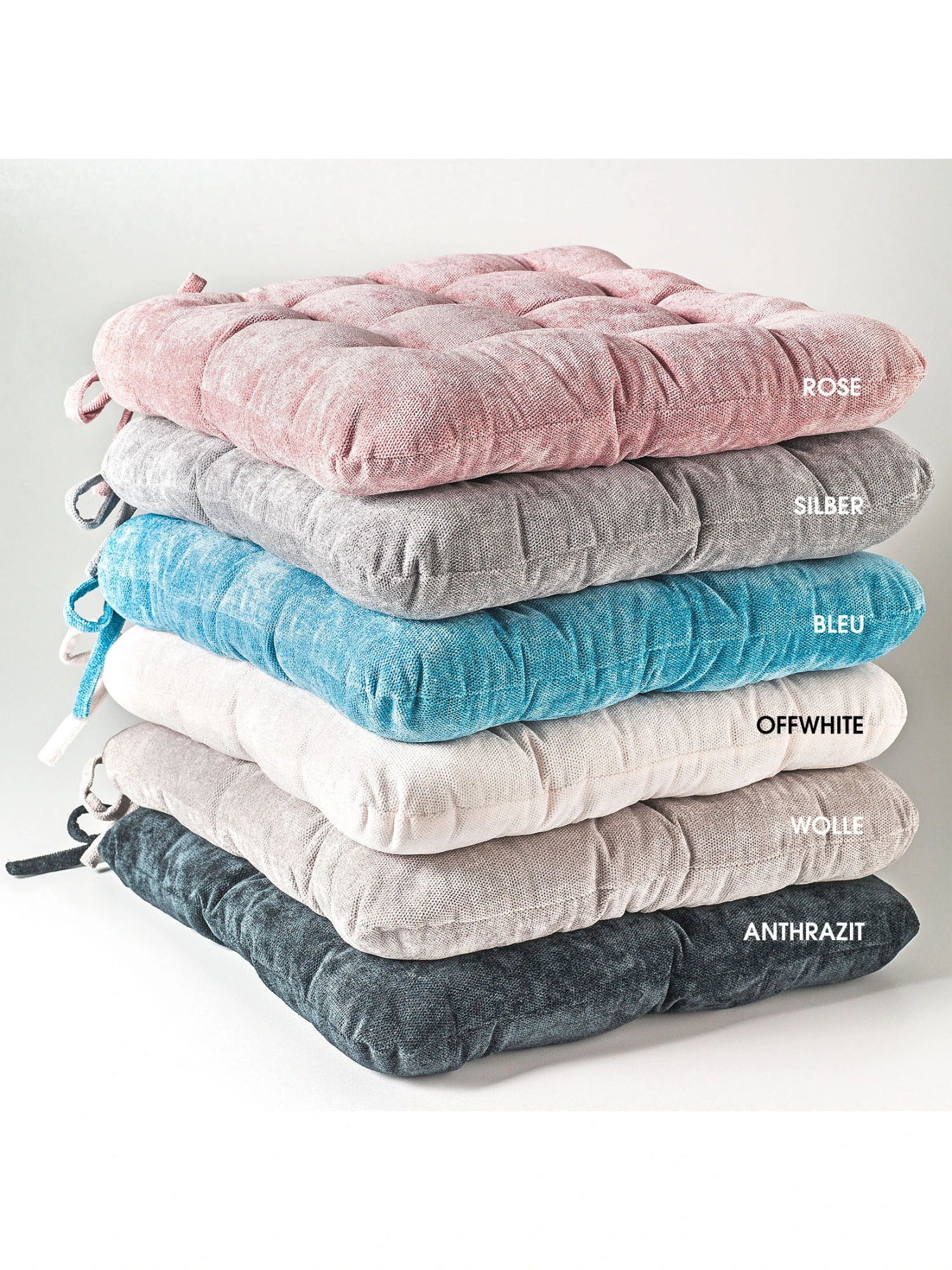 Stuhlkissen, Offwhite 3 Stuhlkissen, Offwhite