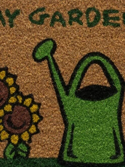 Fußmatte, Sunflower -Teppiche Verkäufe MyGarden Fussmatte Gruen Sunflower 40x60 lup