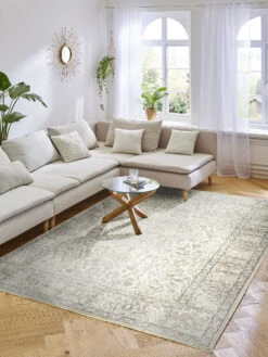 Vintage-Teppich, Hellblau/rosa -Teppiche Verkäufe Nafar VintageTeppich Hellblau HellblauRosa 160x230 mil