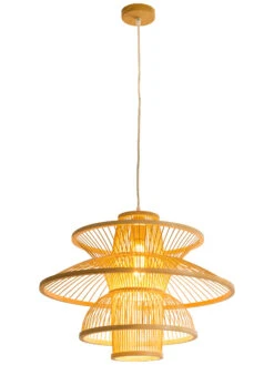 Hängeleuchte, Natural -Teppiche Verkäufe Nami Haengeleuchte Hellbraun Natural 50x50x37 per2