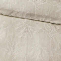 Renforcé-Bettwäsche, Natur -Teppiche Verkäufe NaturalFields Bettwaesche Beige Natur 135x200 lup