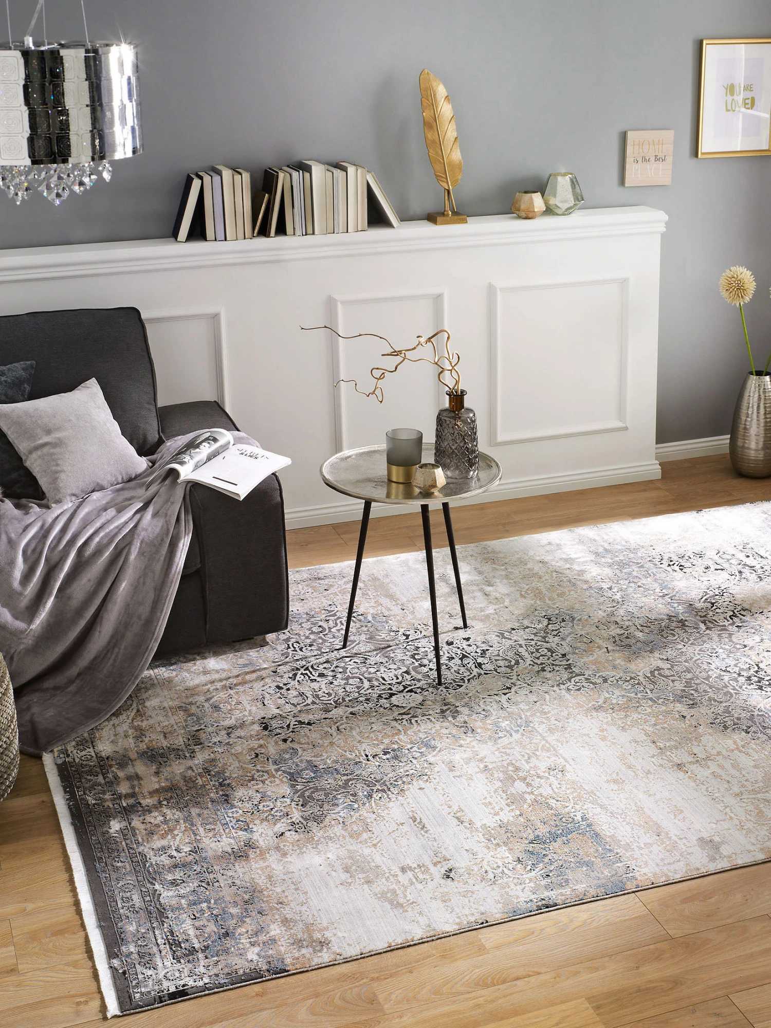 Vintage-Teppich, Vintage Black 3 Vintage-Teppich, Vintage Black