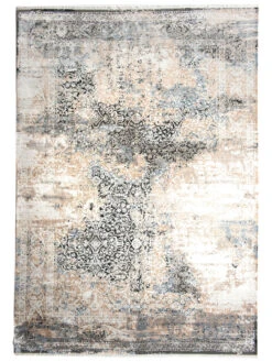 Vintage-Teppich, Vintage Black 12 Vintage-Teppich, Vintage Black -Teppiche Verkäufe Neraida Vintageteppich grau schwarz 200x290 pla