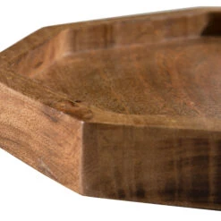 Deko-Tablett, Natural -Teppiche Verkäufe Octagon DekoTablett Braun Natural 22x24 lup