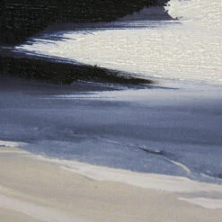 Leinwand-Druck-handbemalt, Blau -Teppiche Verkäufe Orkan Druckgerahmt Beige Blau 50x70 lup