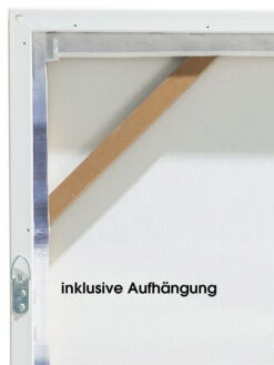 Leinwand-Druck-handbemalt, Blau -Teppiche Verkäufe Orkan Druckgerahmt Beige Blau 50x70 ruk