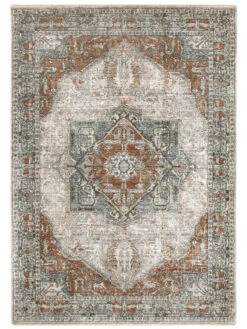 Vintage-Teppich, Kupfer -Teppiche Verkäufe Palacio Vintageteppich Terracotta Kupfer 160x230 pla2