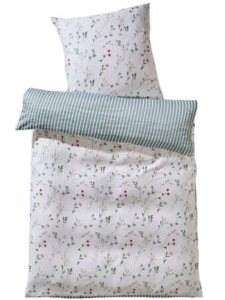 Satin-Bettwäsche, Grün -Teppiche Verkäufe Paluma Bettwaesche Gruen 135x200 pla