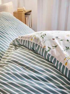 Satin-Bettwäsche, Grün -Teppiche Verkäufe Paluma Bettwaesche Gruen 135x200 spar