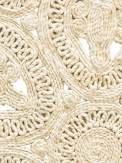 Jute-Teppich, Beach -Teppiche Verkäufe Perleta JuteTeppich Beige Beach 90rund lup