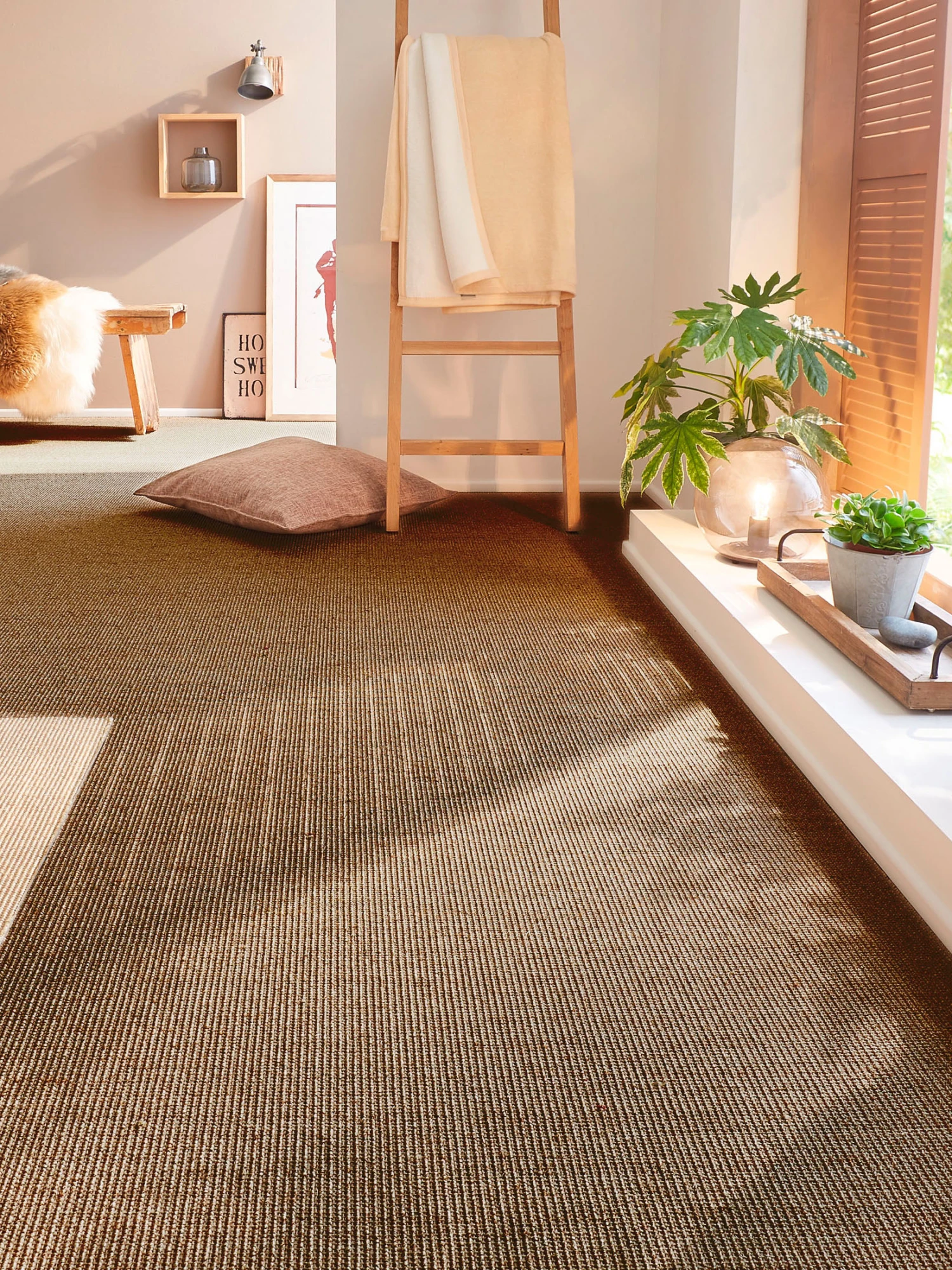 Naturfaser-Teppichboden, Mocca 18 3 Naturfaser-Teppichboden, Mocca 18