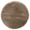 Sitzauflage, Cappuccino -Teppiche Verkäufe Ranua Kunstfell Sitzkissen Braun Cappuccino 50rund pla