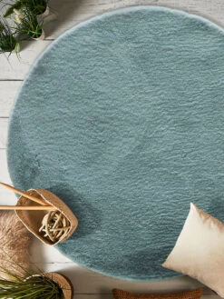 Kunstfell-Teppich, Jade