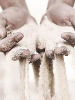 Leinwand Druck, Hellgrau -Teppiche Verkäufe SandyHands Druckgerahmt Hellgrau 50x70 lup