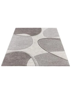 Moderner Teppich, Dark Grey -Teppiche Verkäufe Saxum Designerteppich Grau DarkGrey 160x230 fper