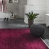 Flachgewebe-Teppich, Aubergine -Teppiche Verkäufe Senado FlachgewebeTeppich Dunkelrot Aubergine 170x240 mil