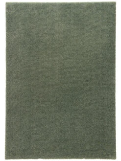 Hochflor-Teppich, Moosgrün -Teppiche Verkäufe Sensation UniTeppich Gruen Moosgruen 160x230 pla