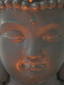 Figur, Hellgrau -Teppiche Verkäufe SitzenderBuddha Figur Grau Hellgrau 36x29x50 lup1