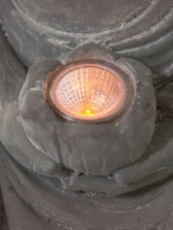 Figur, Hellgrau -Teppiche Verkäufe SitzenderBuddha Figur Grau Hellgrau 36x29x50 lup2