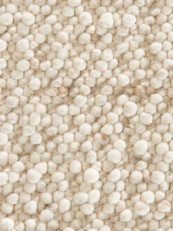 Woll-Teppich, Dünensand -Teppiche Verkäufe Skagen HandwebTeppich Creme Duenensand 170x230 lup