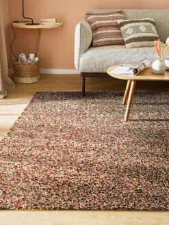 Hochflor-Teppich, Rot