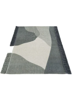 Flachgewebe-Teppich, Grau-Weiss -Teppiche Verkäufe Skelby FlachgewebeTeppich Grau GrauWeiss 90x160 fper