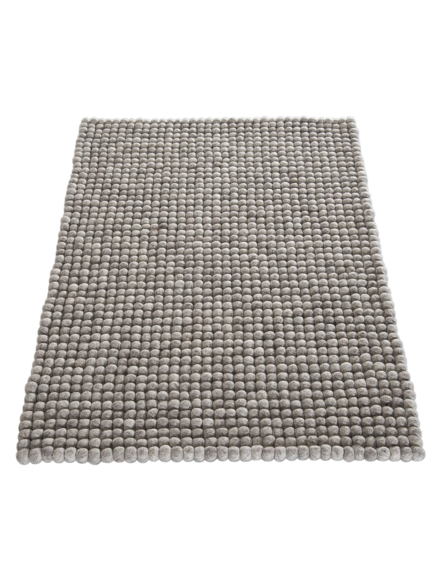 Filzkugel-Teppich, Stone Grey 4 Filzkugel-Teppich, Stone Grey – Bild 2