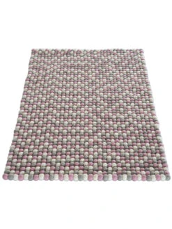 Filzkugel-Teppich, Rose -Teppiche Verkäufe Smedby FilzkugelTeppich Rosa Rose 70x100 fper