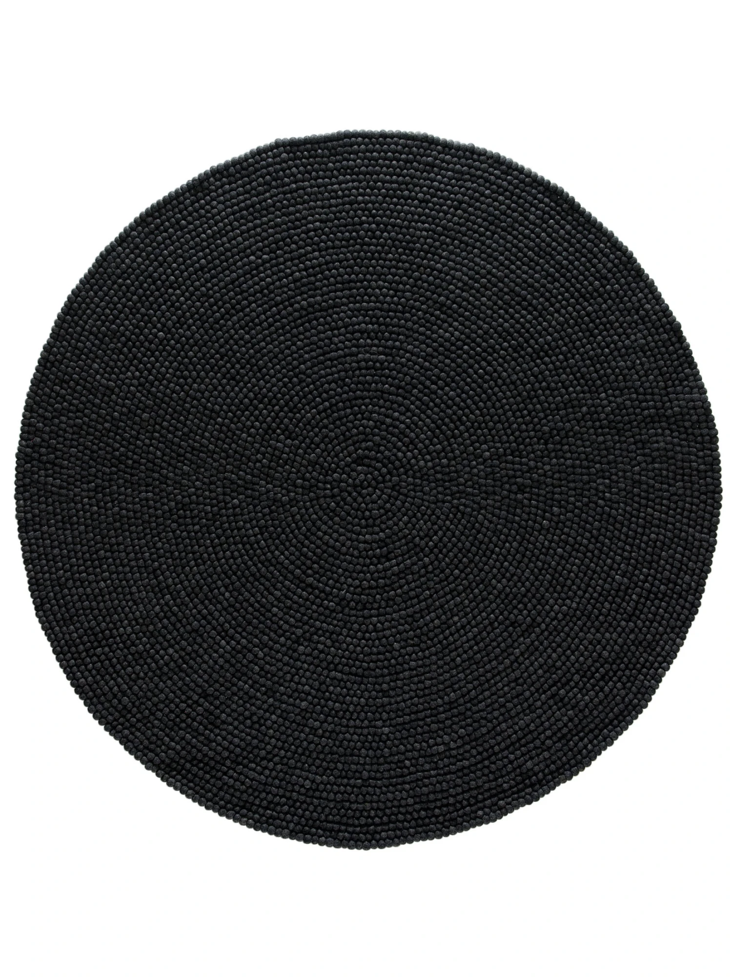Filzkugel-Teppich, Black 4 Filzkugel-Teppich, Black – Bild 2