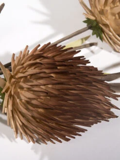 Kunstblume, Lila -Teppiche Verkäufe Softflower Kunstblume Braun Lila 15x94 lup