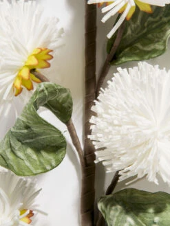 Kunstblume, Weiss -Teppiche Verkäufe Softflower Kunstblume Weiss 120 lup