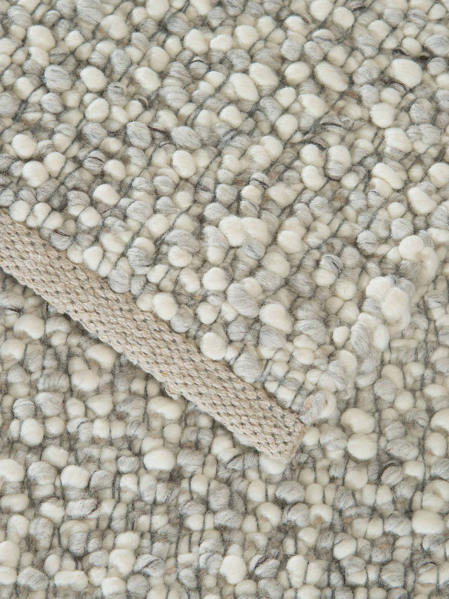 Woll-Teppich, Grey´n White 7 Woll-Teppich, Grey´n White – Bild 5