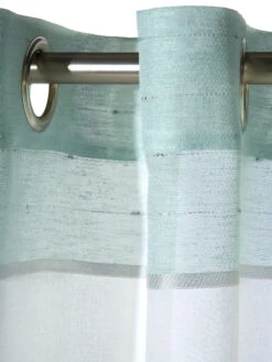 Ösenschal, Mint -Teppiche Verkäufe Sontje Gardine Oesenschal Gruen Mint 140x245 lup1