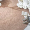 Hochflor-Teppich, Savanne -Teppiche Verkäufe Sovereign Uniteppich braun savanne 120x120 mil