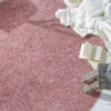 Hochflor-Teppich, Mauve -Teppiche Verkäufe Sovereign Uniteppich lila mauve 120x120 mil